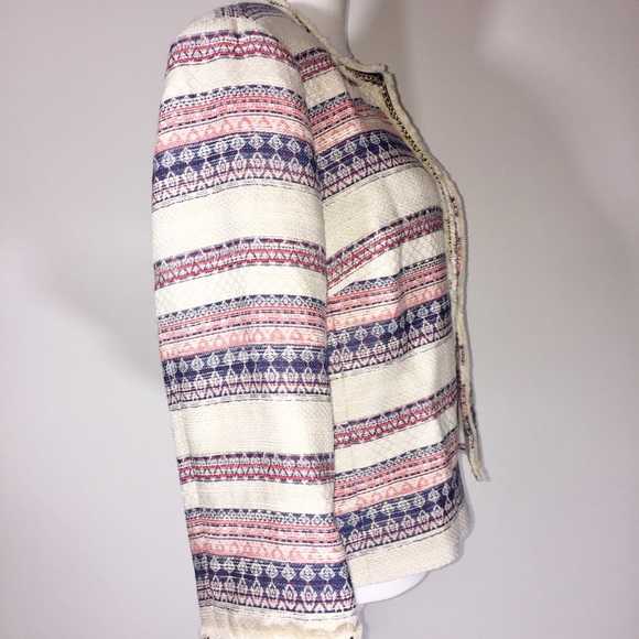 Tahari Framed Striped blazer - Picture 4 of 6